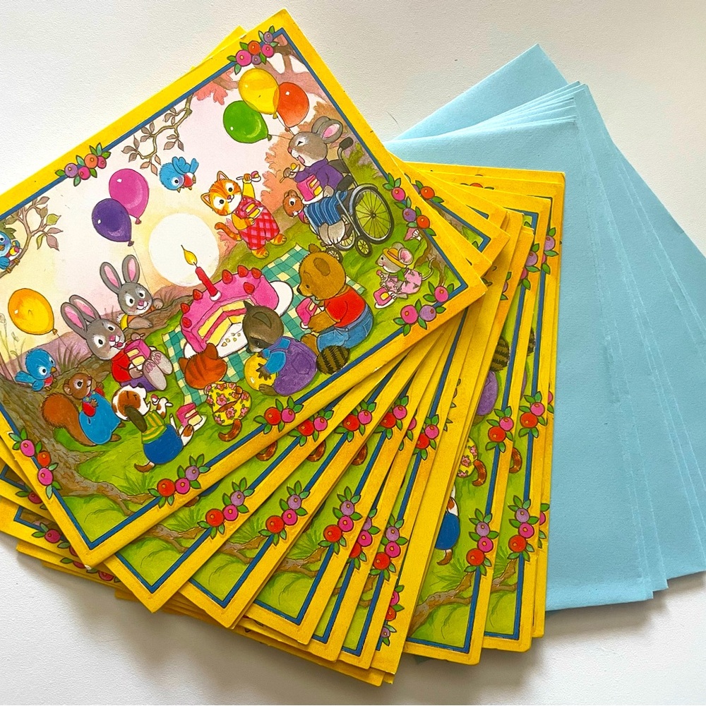 Vintage inclusive birthday cards